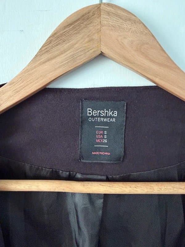 Bershka Black coat from Bershka
