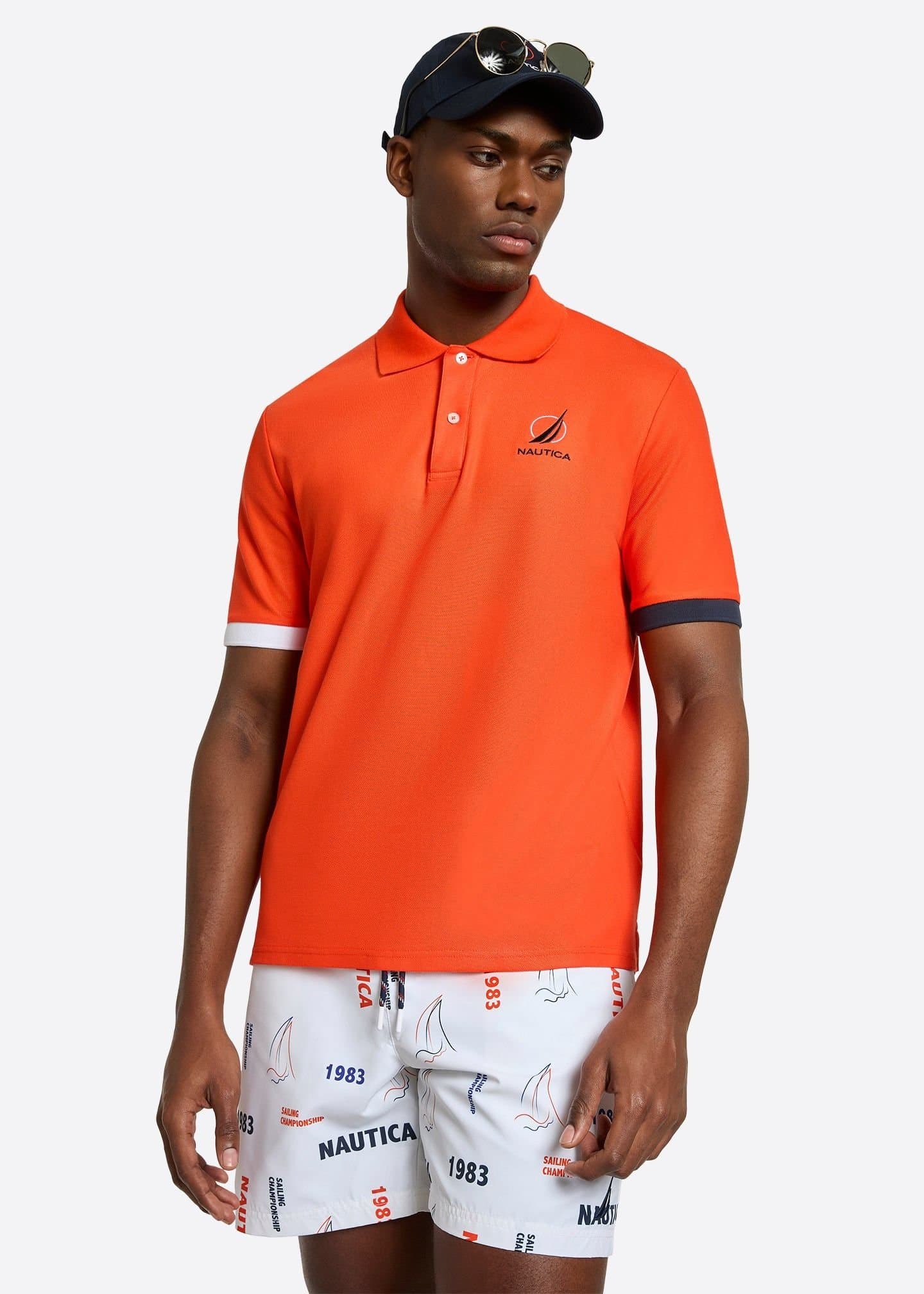 Nautica Nautica Men's Pascal Polo Shirt in Red