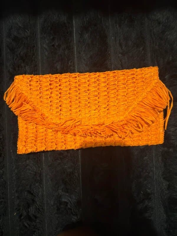 Shein Orange clutch