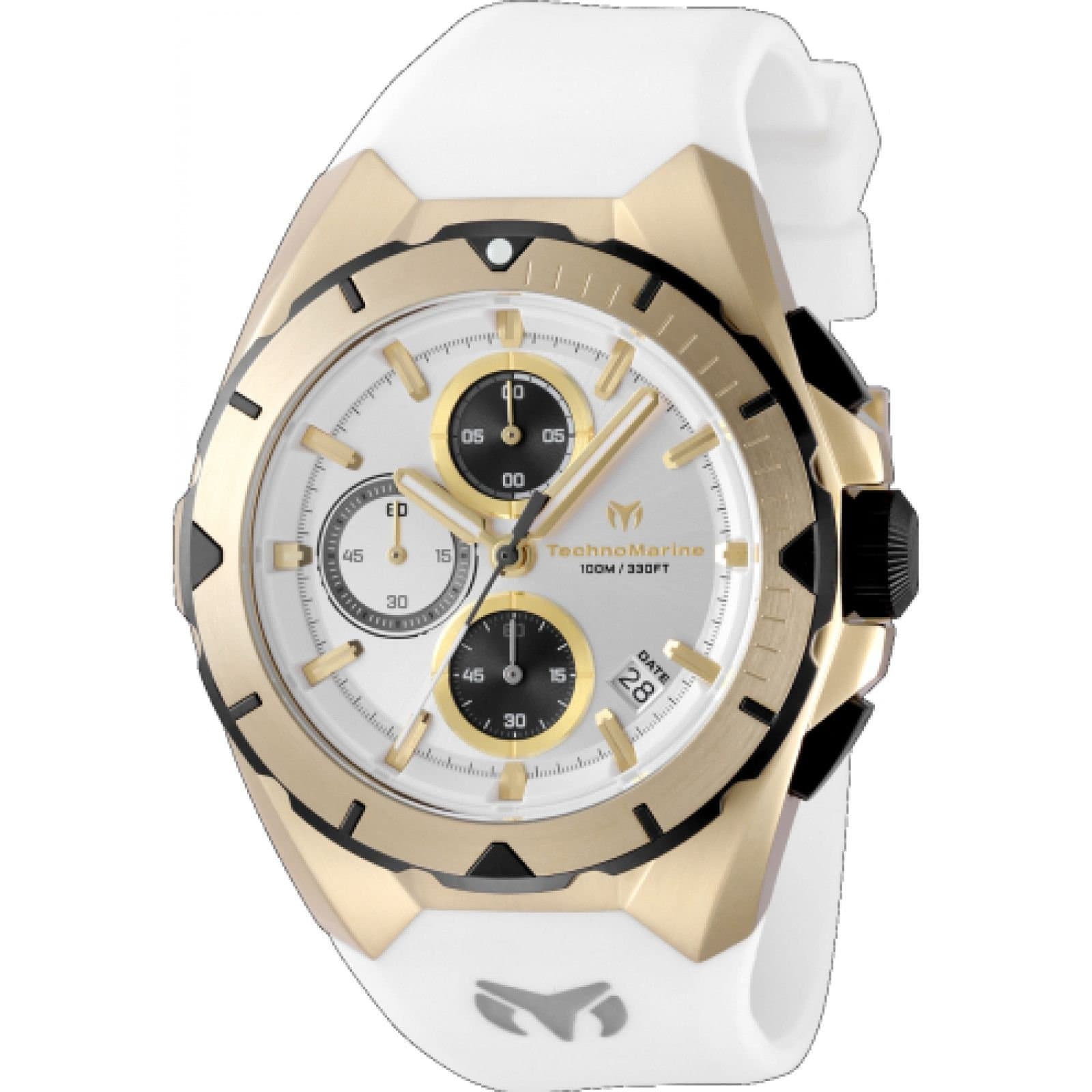 TechnoMarine TechnoMarine Men's TM-318141 Ocean 41mm Quartz Watch in White