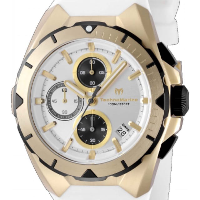 TechnoMarine TechnoMarine Men's TM-318141 Ocean 41mm Quartz Watch in White - 2