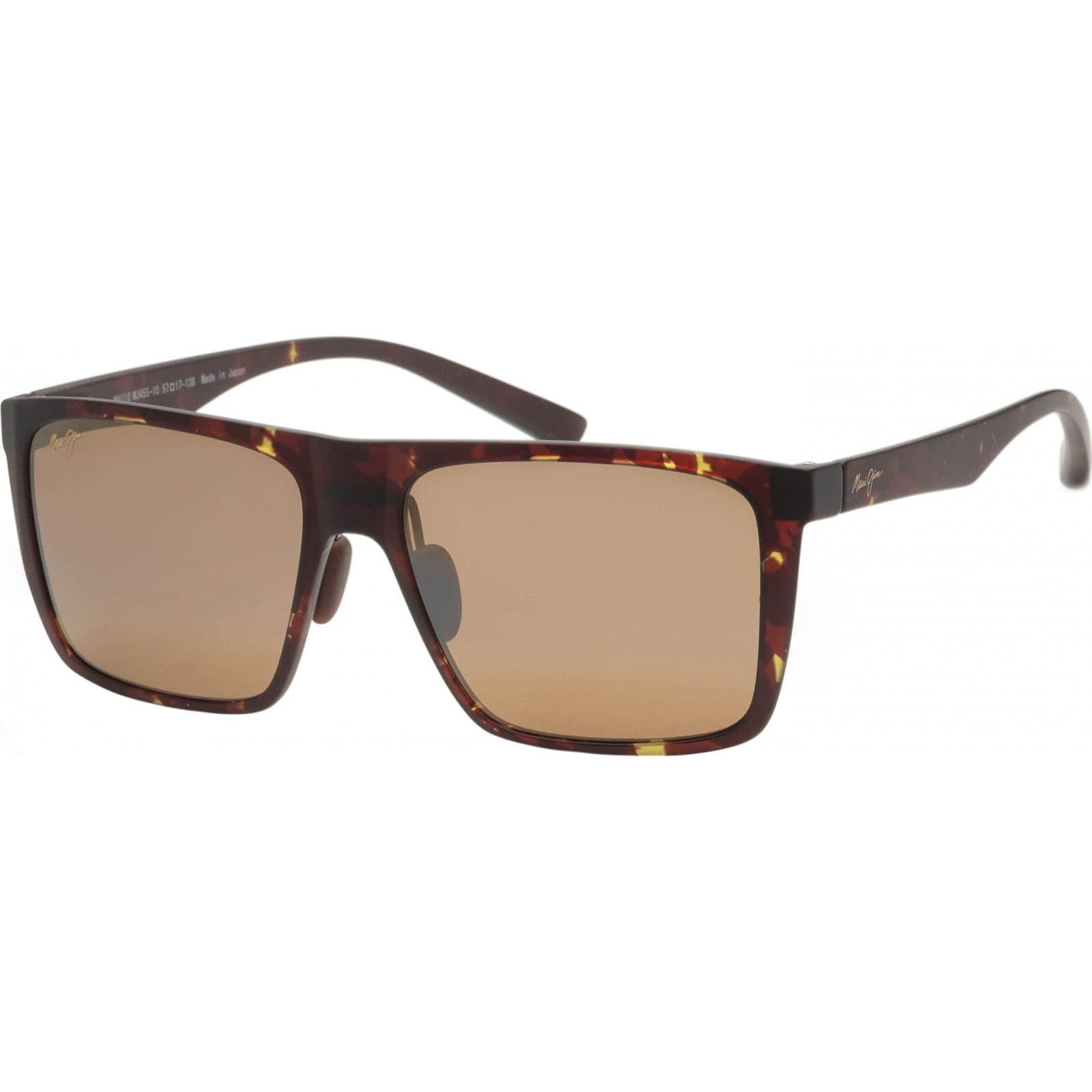 Maui Jim Maui Jim Men's MJ0455S-003 Honokalani Square/Rectangle Sunglasses in Brown