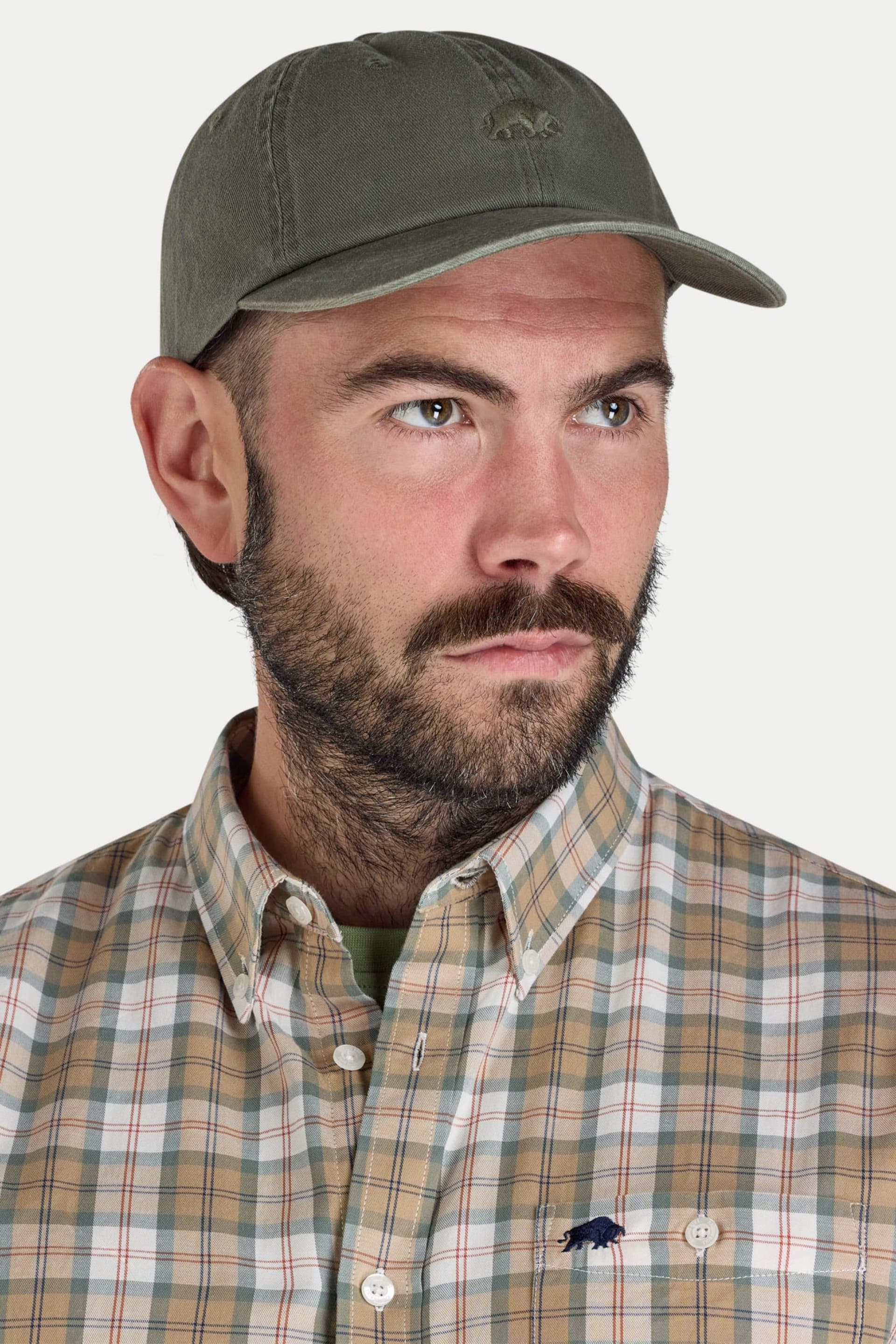 raging bull Raging Bull Men's Olive Cotton Baseball Cap