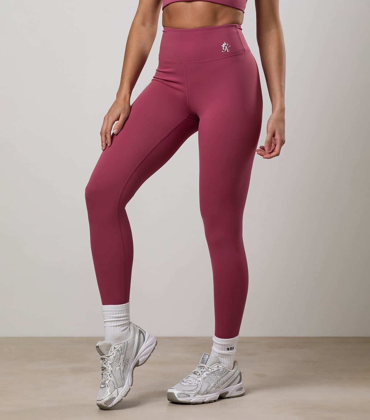 Gym King Women's Light Burgundy 365 Leggings Gym King New Look