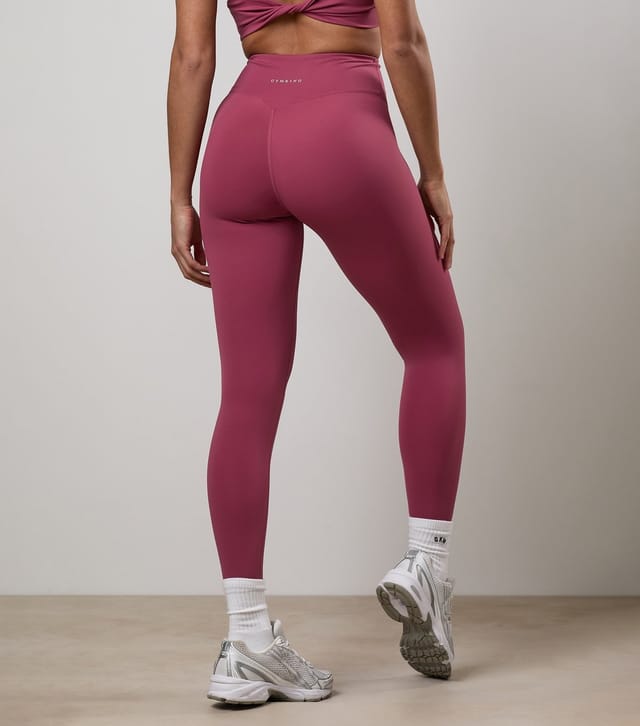Gym King Women's Light Burgundy 365 Leggings Gym King New Look - 3