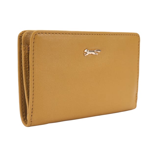 Paul Costelloe Paul Costelloe Women's Pansy Leather Purse in Mustard - 2