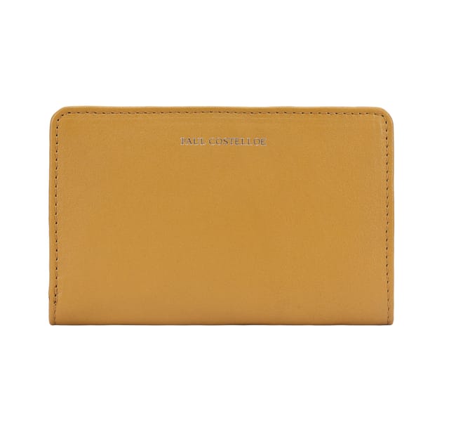 Paul Costelloe Paul Costelloe Women's Pansy Leather Purse in Mustard - 3