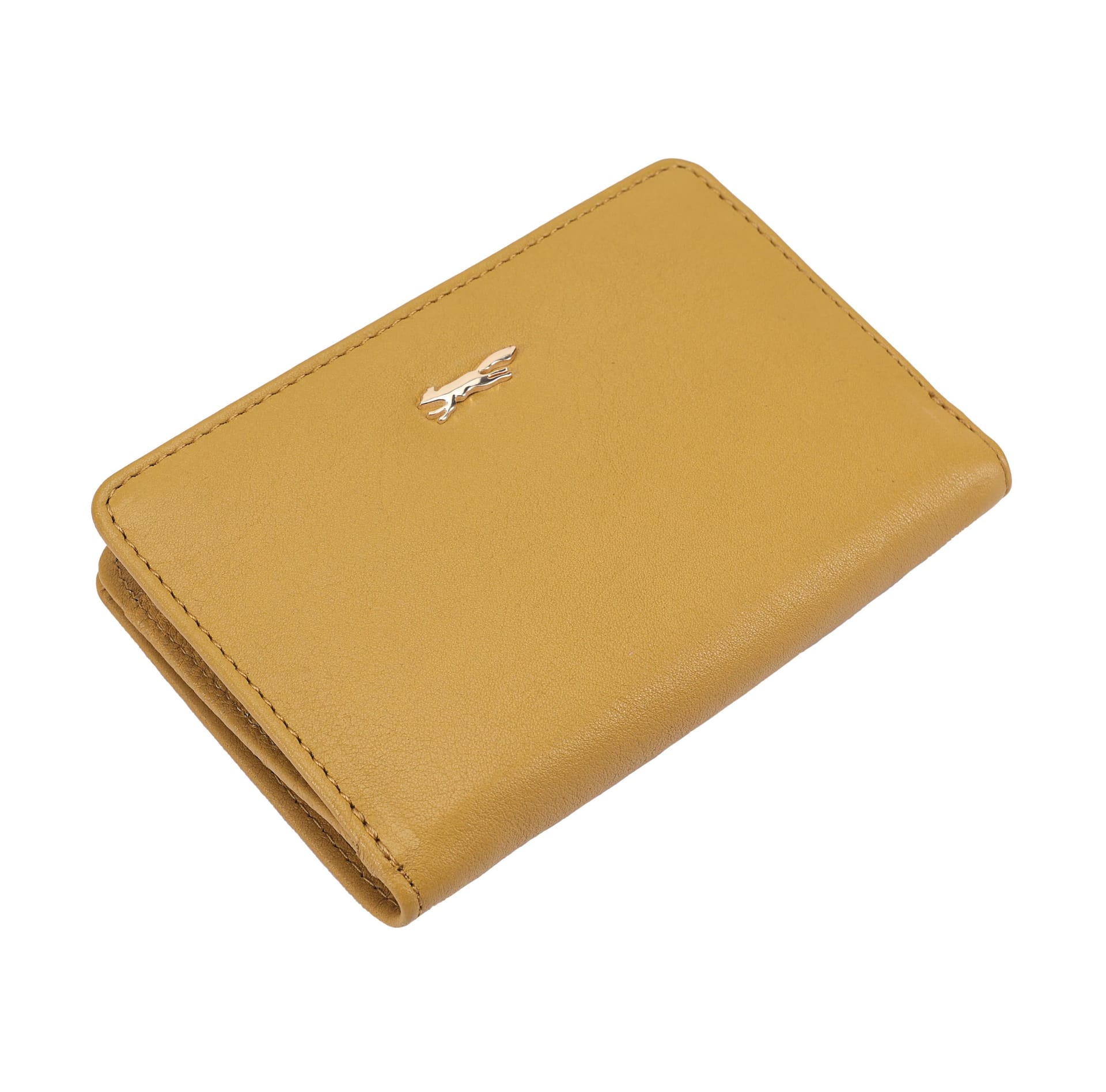 Paul Costelloe Paul Costelloe Women's Pansy Leather Purse in Mustard - 4