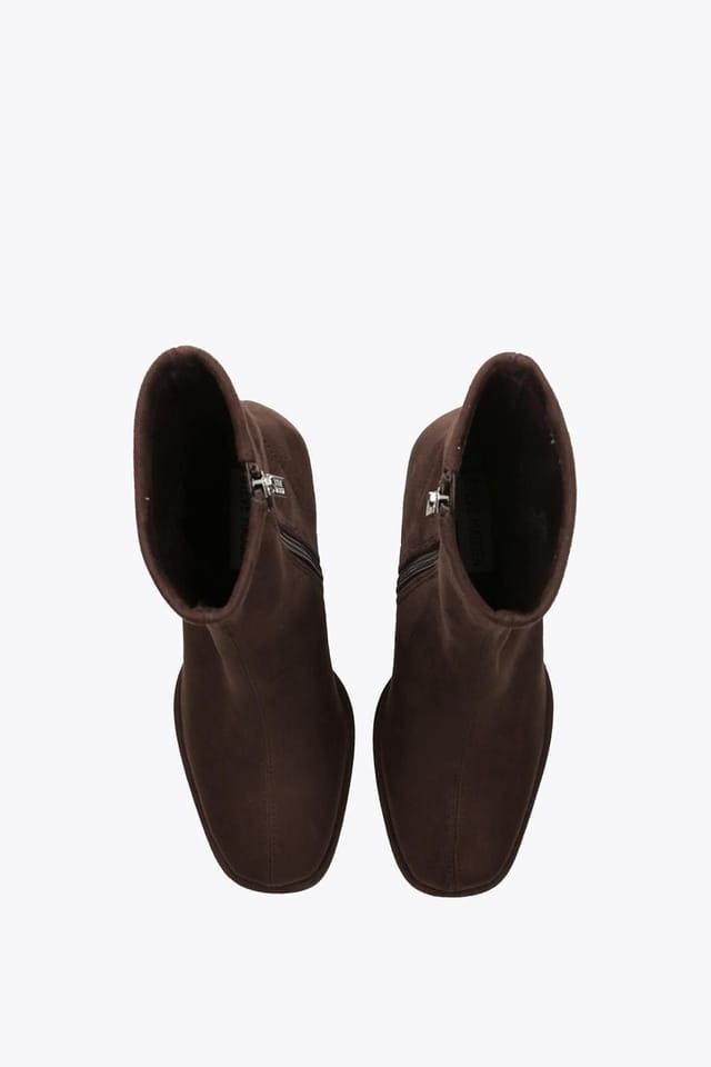 Steve Madden STEVE MADDEN Women's 'Nextstep Dark Brown' Suede Boots in Dark Brown - 2