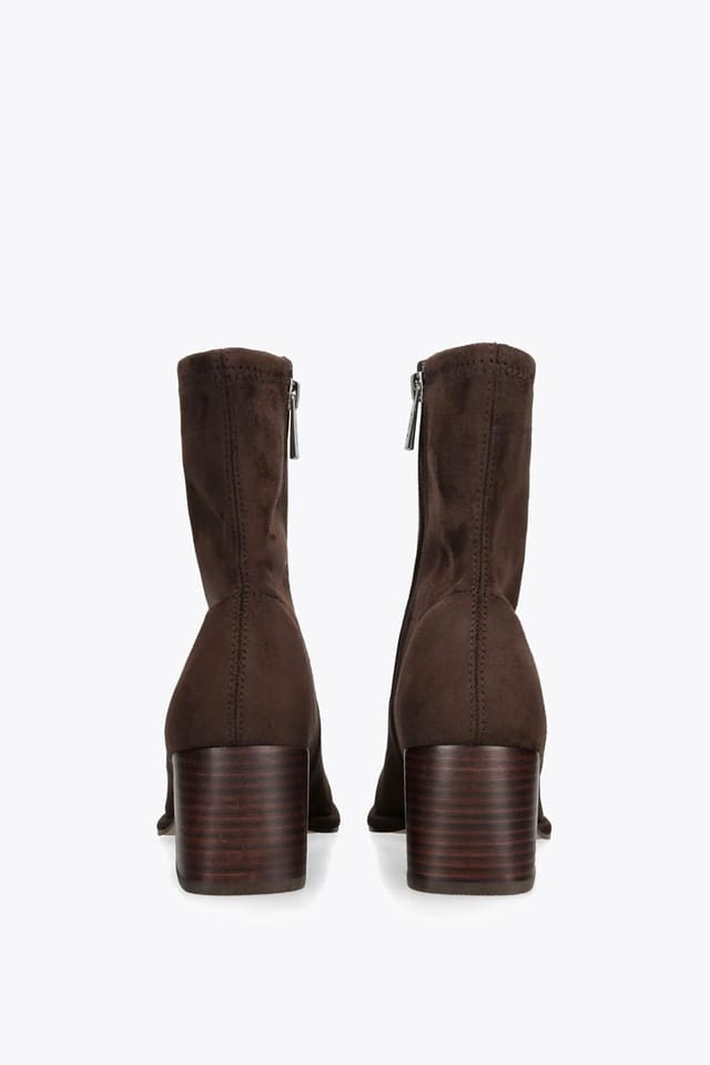 Steve Madden STEVE MADDEN Women's 'Nextstep Dark Brown' Suede Boots in Dark Brown - 3