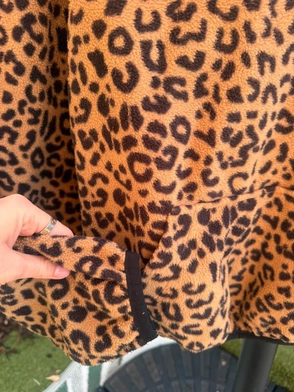 Bershka Bershka leopard print fleece