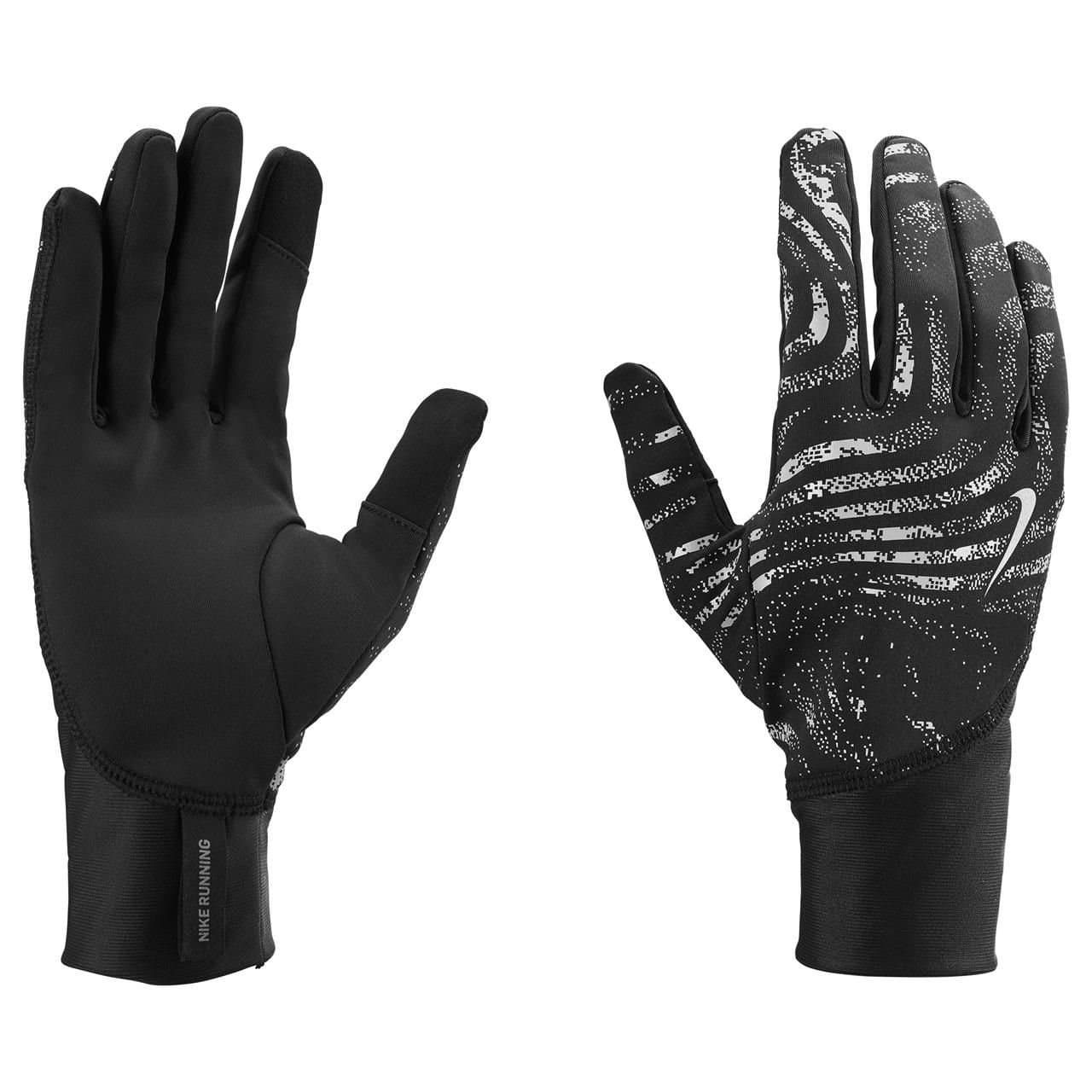Nike Nike Men's Pacer Midweight Reflective Gloves in Black
