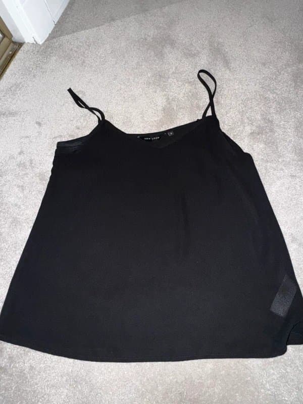 New Look Black new look chiffon cami