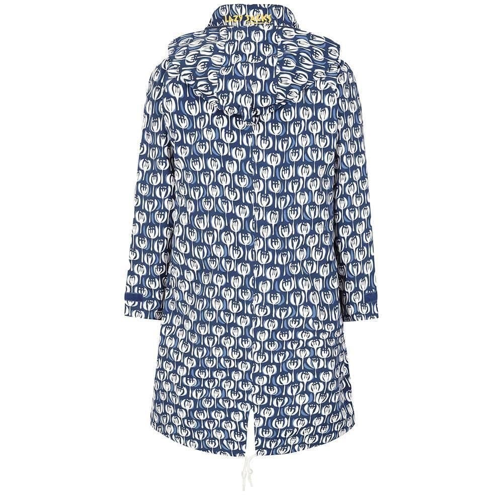 Lazy Jacks Lazy Jacks Women's Pod Long Length Waterproof Jacket in Navy