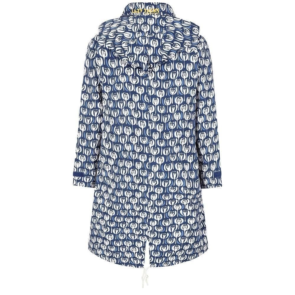 Lazy Jacks Lazy Jacks Women's Pod Long Length Waterproof Jacket in Navy - 1