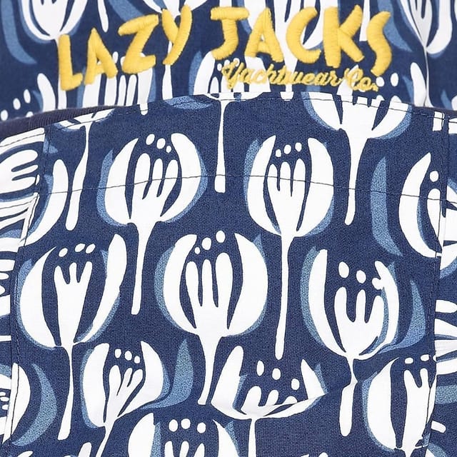 Lazy Jacks Lazy Jacks Women's Pod Long Length Waterproof Jacket in Navy - 3