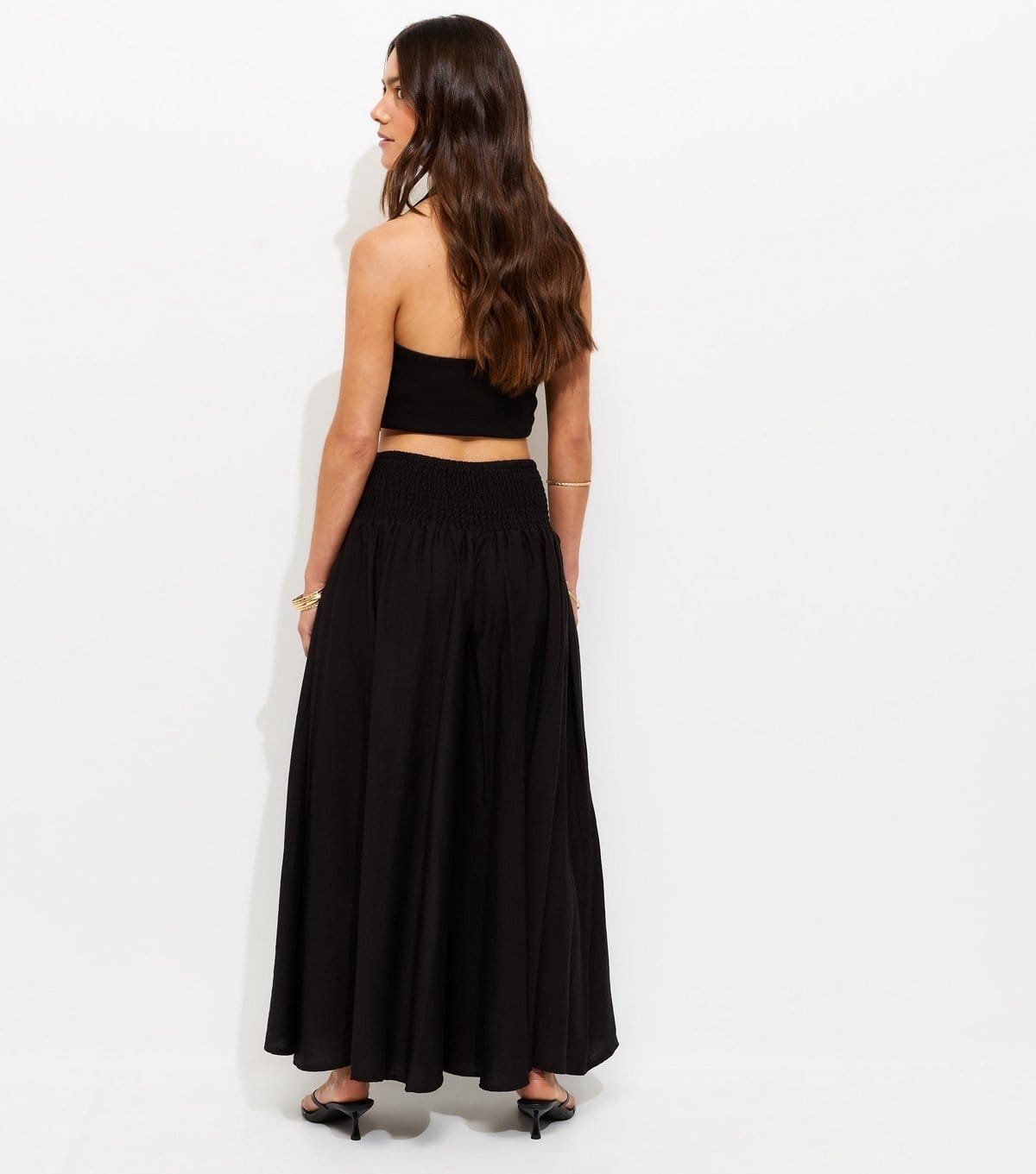 New Look Women's Petite Black Palazzo Wide Leg Trousers New Look - 4
