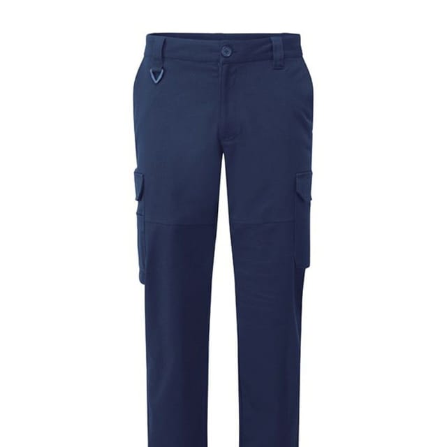Premium Premium Men's Stretch Work Cargo Trousers in Navy - 2
