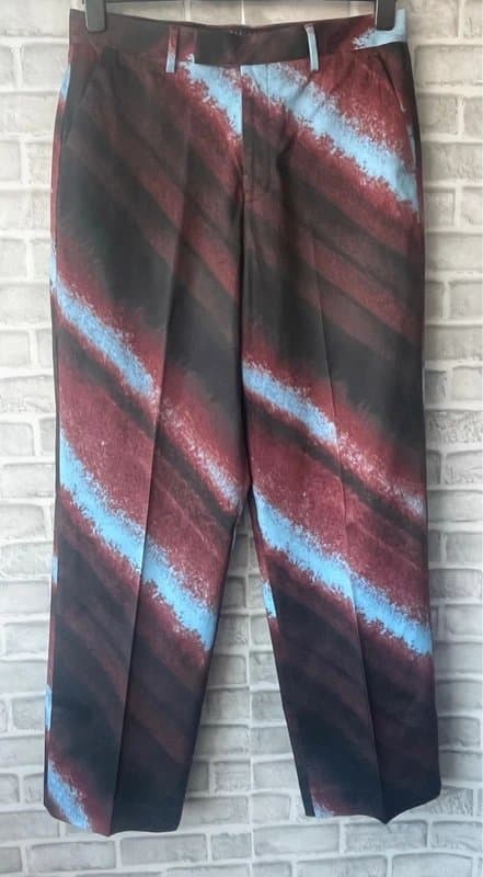 ASOS Mens Funky Trousers By ASOS. Brown/Multi. Size W34/L32