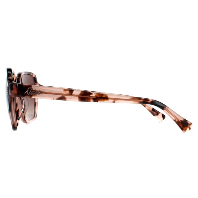 Ralph by Ralph Lauren Ralph by Ralph Lauren Women's Square Shiny Pink Havana Brown Gradient Polarized RA5304U - 3
