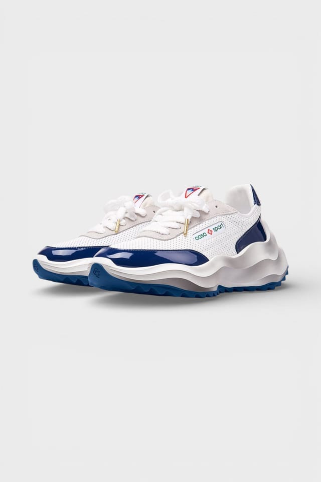 Casablanca Casablanca Men's Atlantis Sneaker White Navy - 2