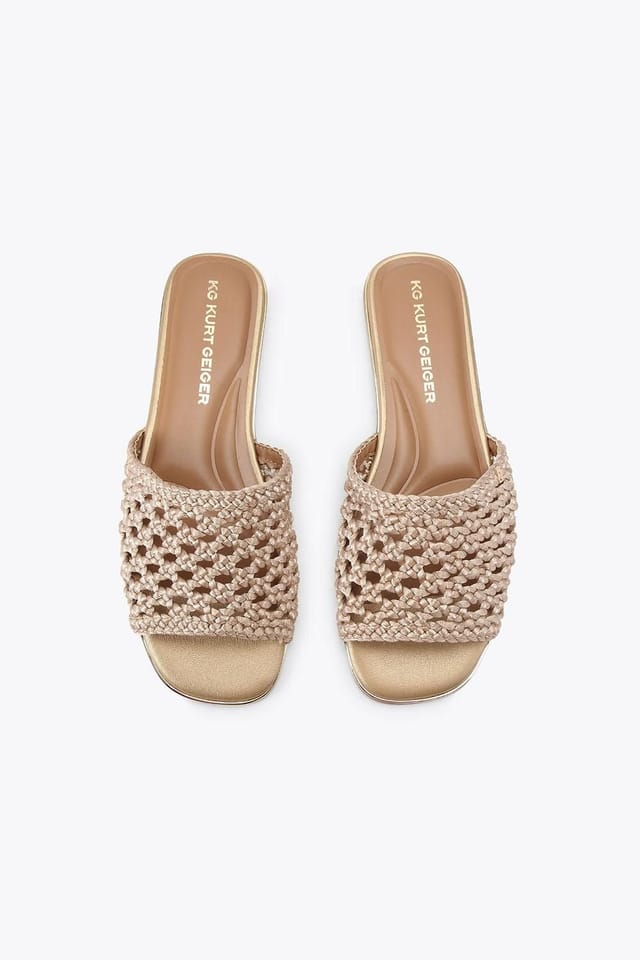 KG Kurt Geiger KG Kurt Geiger Women's 'Rhoda Mule' Flats in Gold - 2
