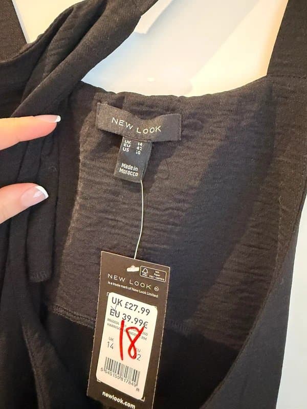 New Look Black jumpsuit