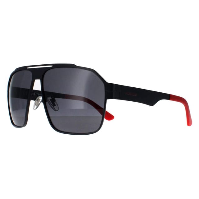 Police Police Men's Aviator Matte Dark Grey Smoke Polarized SPLL08M Summit 1 - 2