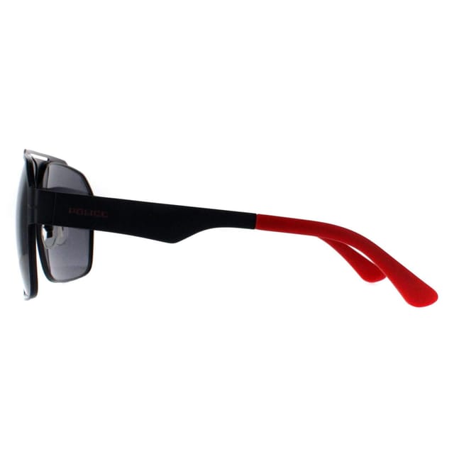 Police Police Men's Aviator Matte Dark Grey Smoke Polarized SPLL08M Summit 1 - 3