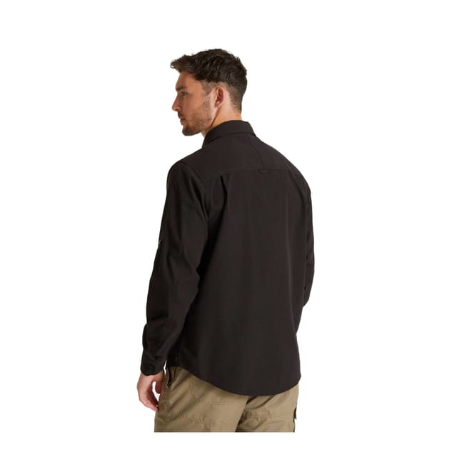 Craghoppers Craghoppers Men's Kiwi Long-Sleeved Shirt in Black - 2