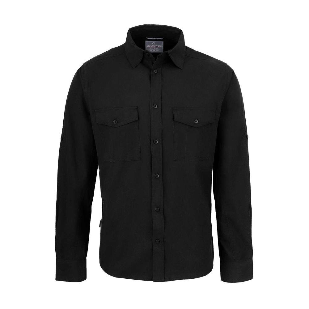 Craghoppers Craghoppers Men's Kiwi Long-Sleeved Shirt in Black - 3