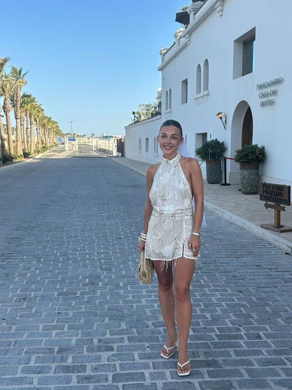 ASOS Asos beaded embellished co ord xs size 6