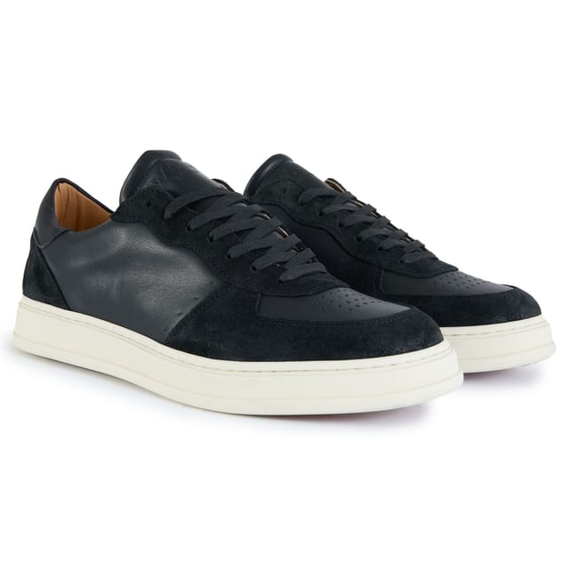 WALK LONDON Walk London Men's California Trainers in Black - 2