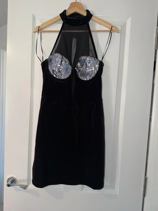 Bershka Bershka velvet mini dress