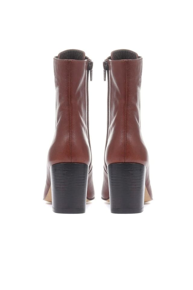 Jones Bootmaker Jones Bootmaker Women's Liana Lace-Up Heeled Ankle Boots in Tan - 3