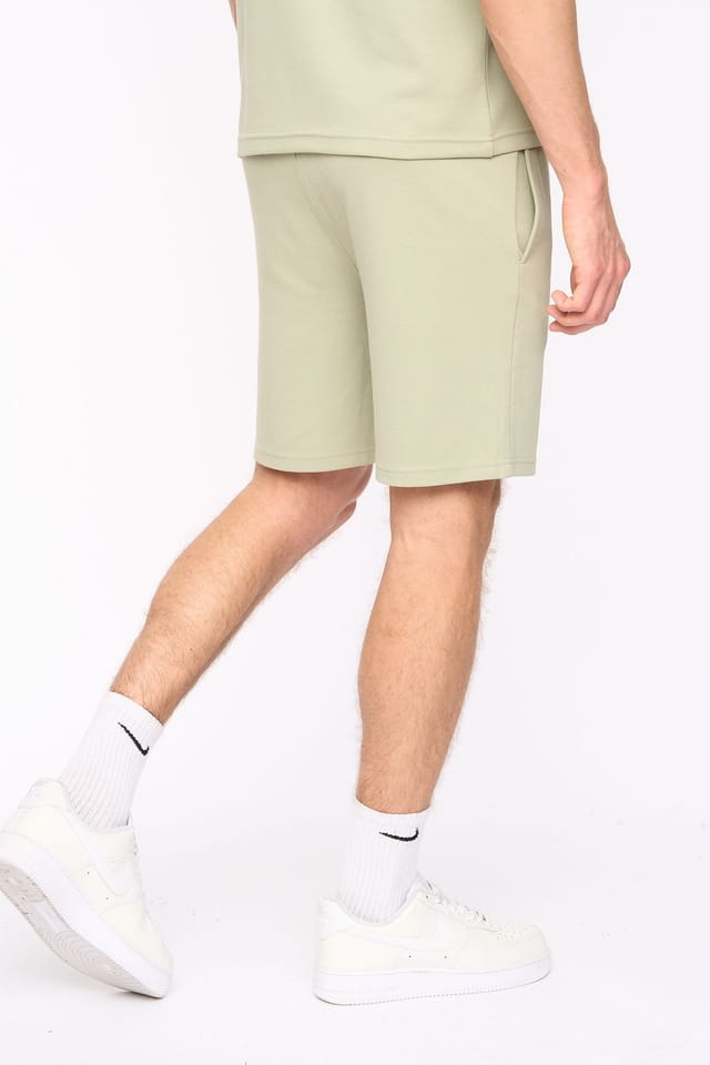 Duck&Cover Duck&Cover Men's Sherborn Comfortable Elasticated Waist Shorts in Light Green - 3