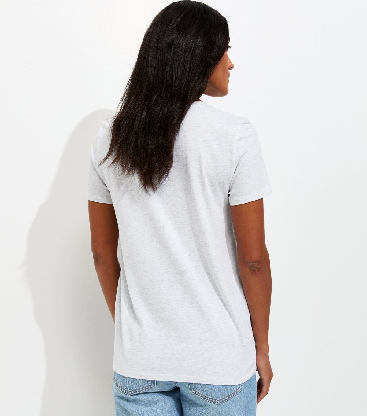 New Look Women's Maternity Pack of 3 Grey Crew Neck T-Shirts New Look - 4