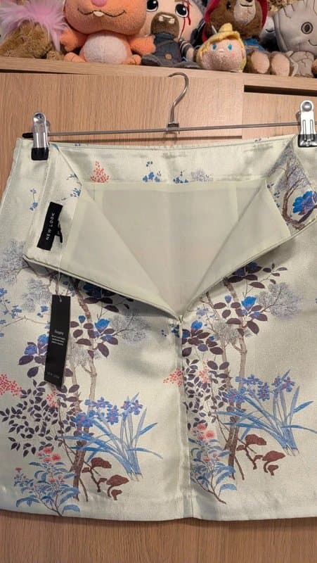 New Look New Look Faux Silk Mini Skirt