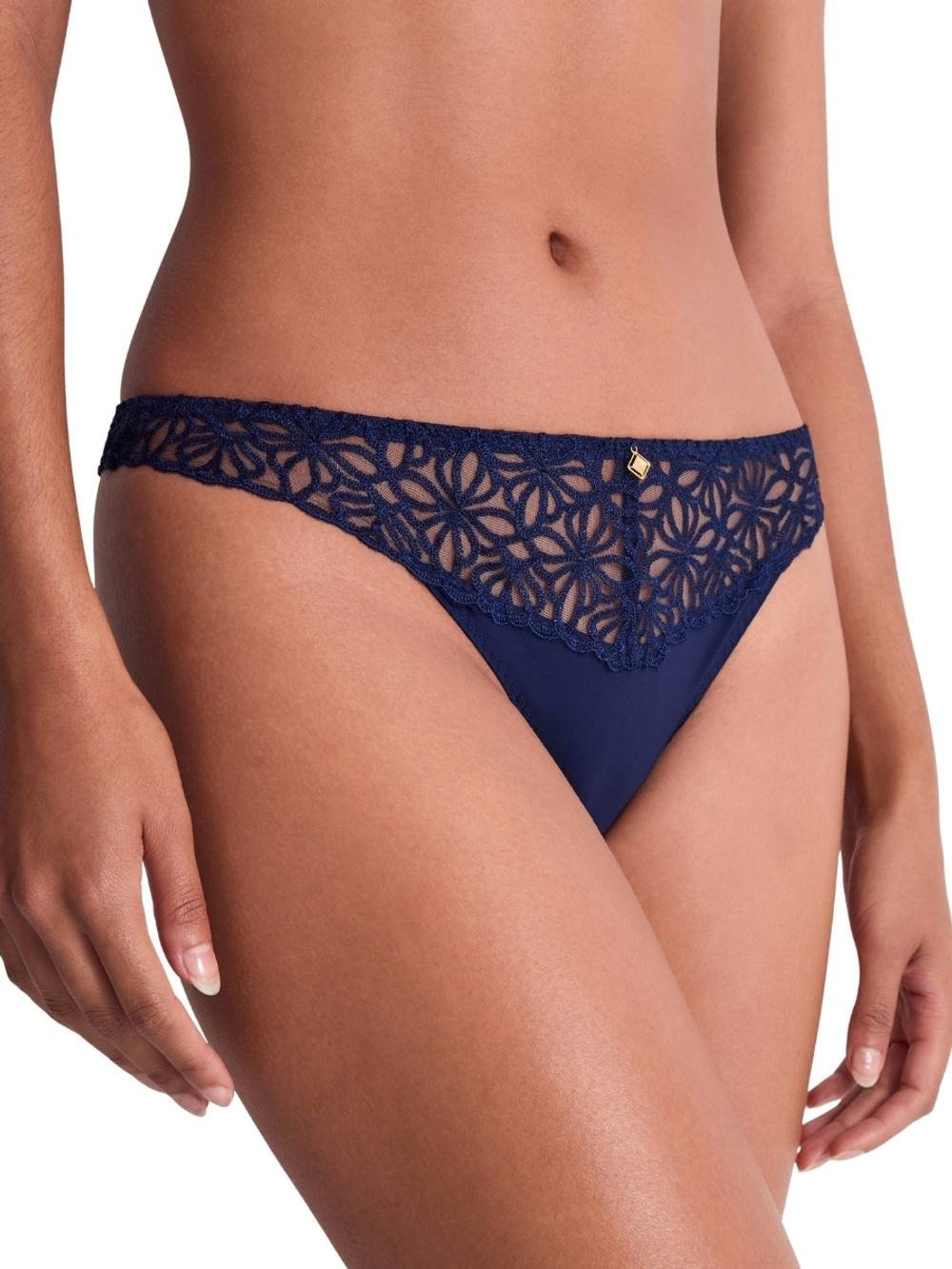 Aubade Aubade Women's Secret Memories Tanga in Blue - 1