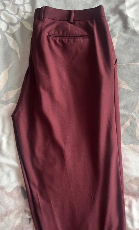 ASOS ASOS Burgundy Slim Fit Suit Trousers 38R
