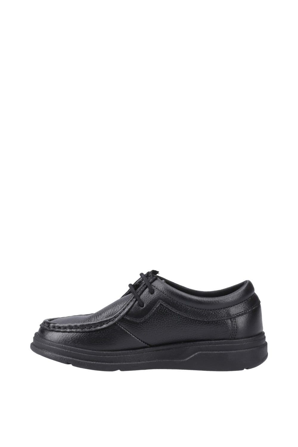 Hush Puppies Hush Puppies Men's Ronan Mocc Toe Junior in Black - 4