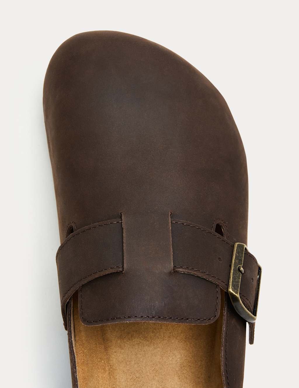 Marks & Spencer M&S Leather Slip-On Mules Chocolate - 2