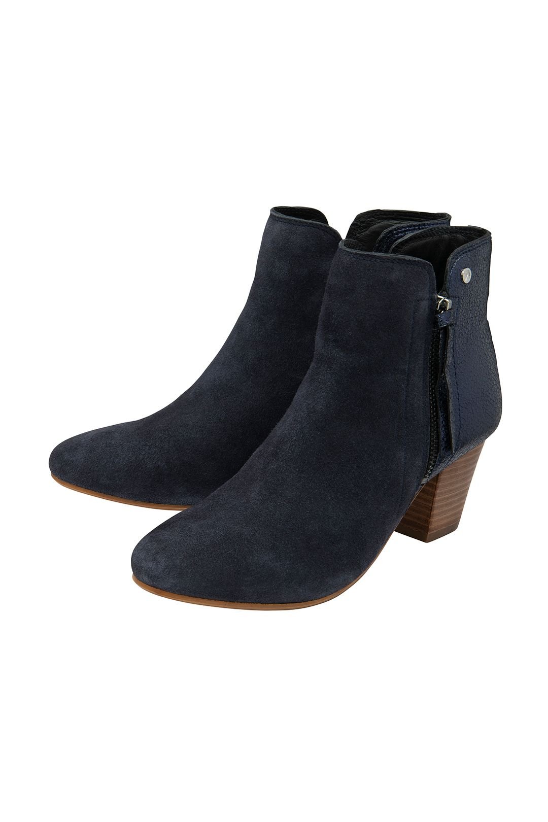 Ravel Ravel Women's 'Tay' Suede Heeled Ankle Boots in Navy - 2