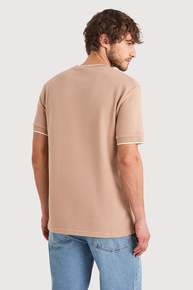 Nautica Nautica Men's Urma T-Shirt in Taupe - 2