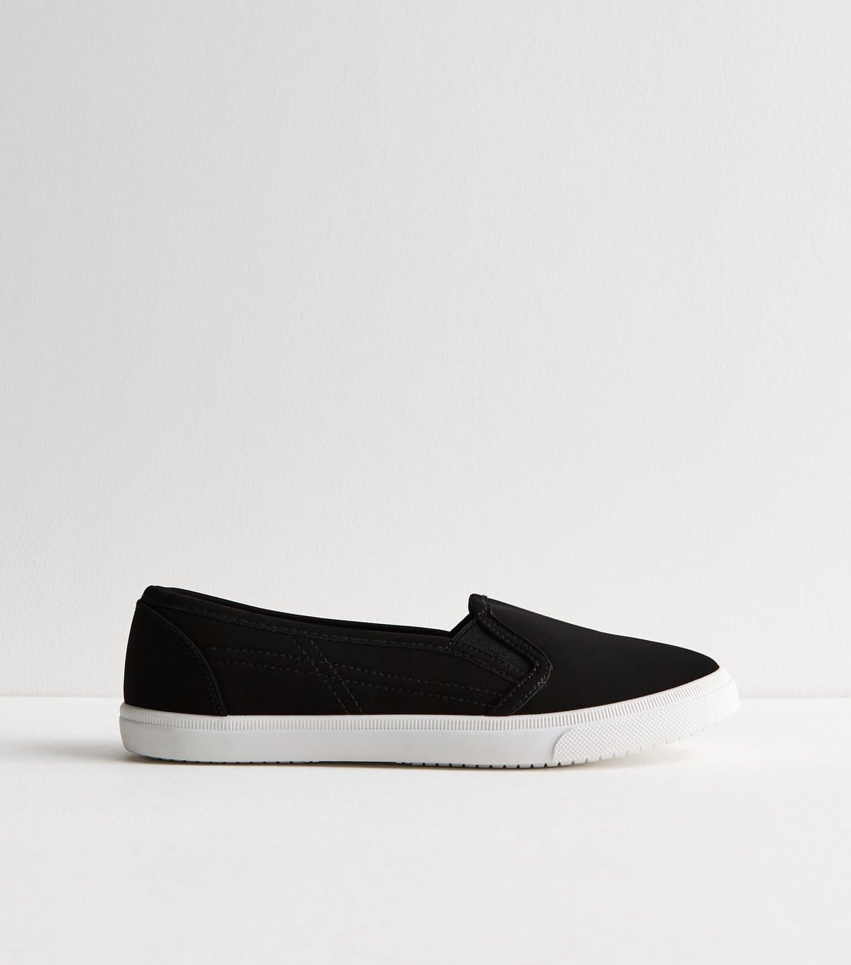 New Look Women's Black Slip On Trainers New Look