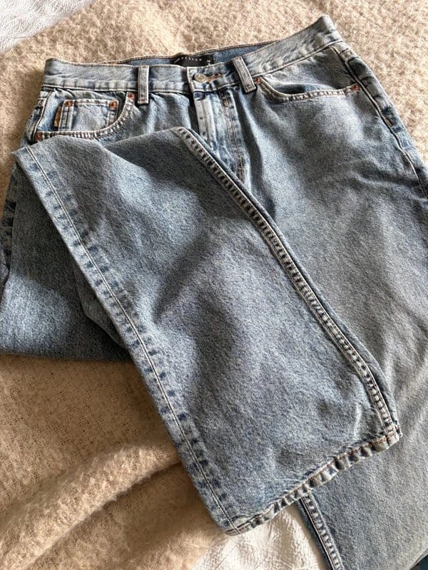 ASOS Design Light Blue Straight Jeans Tall