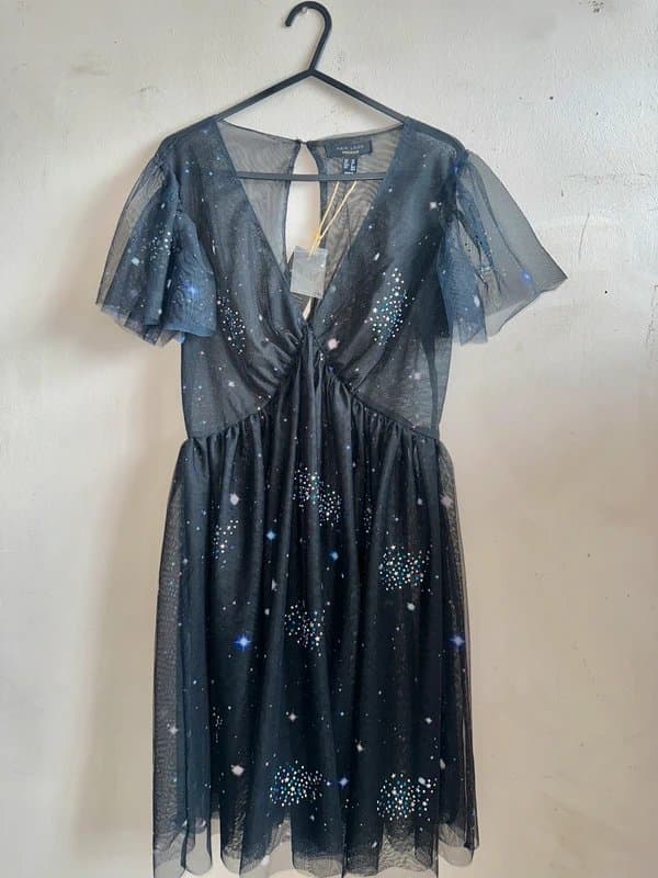 New Look Sparkly Tulle Party Dress Glittery Occasion