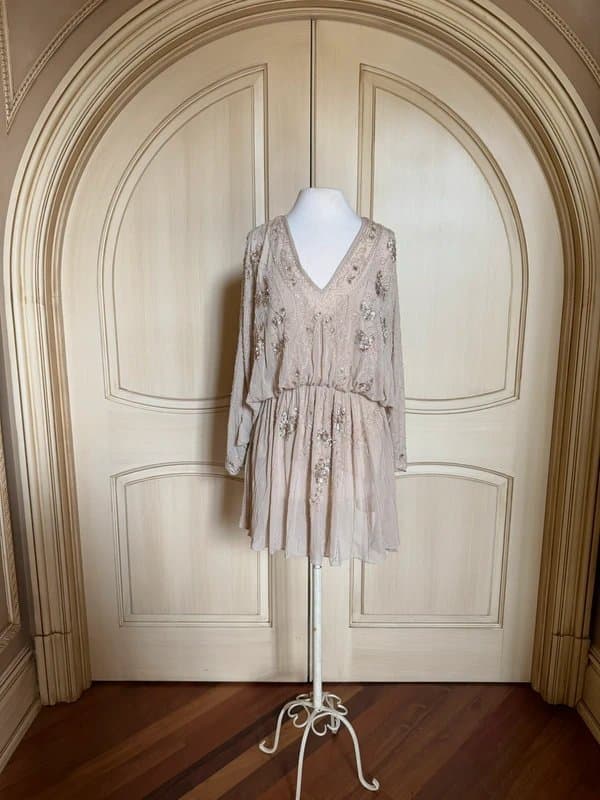 ASOS ASOS Cape Kimono Embellished Mini Dress