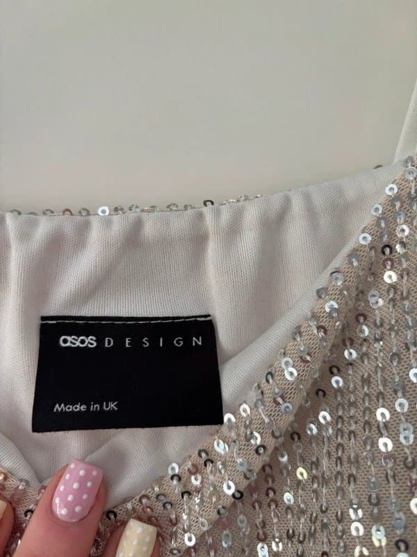 ASOS Design Sparkly cami
