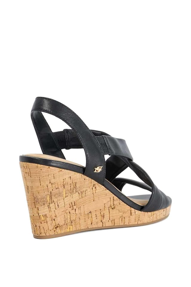 Dune London Dune London Women's 'Kamies' Leather Wedges in Black - 3